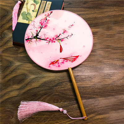 Chinese Fan Chinese Hanfu hand Fan Ancient fan Tuan fan National Dance