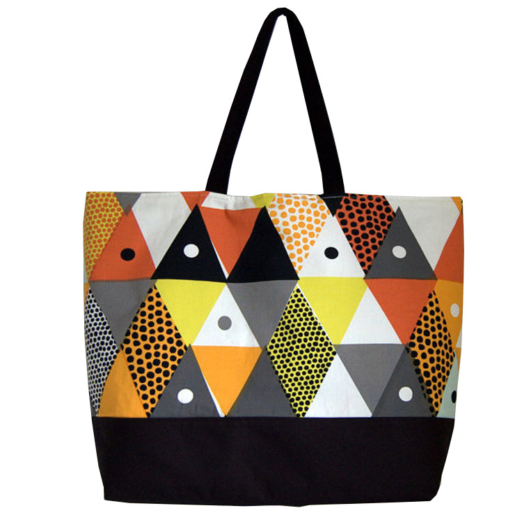 厂家帆布袋可定彩色印花全涤帆布手提袋时尚精美棉布购物环保袋