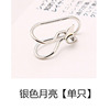 Earrings from pearl, ear clips, Korean style, no pierced ears, wholesale