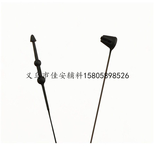 Manufacturer wholesale universal pointed round head hand-threaded needle tag thread plastic buckle clothing plastic needle trademark tag thread