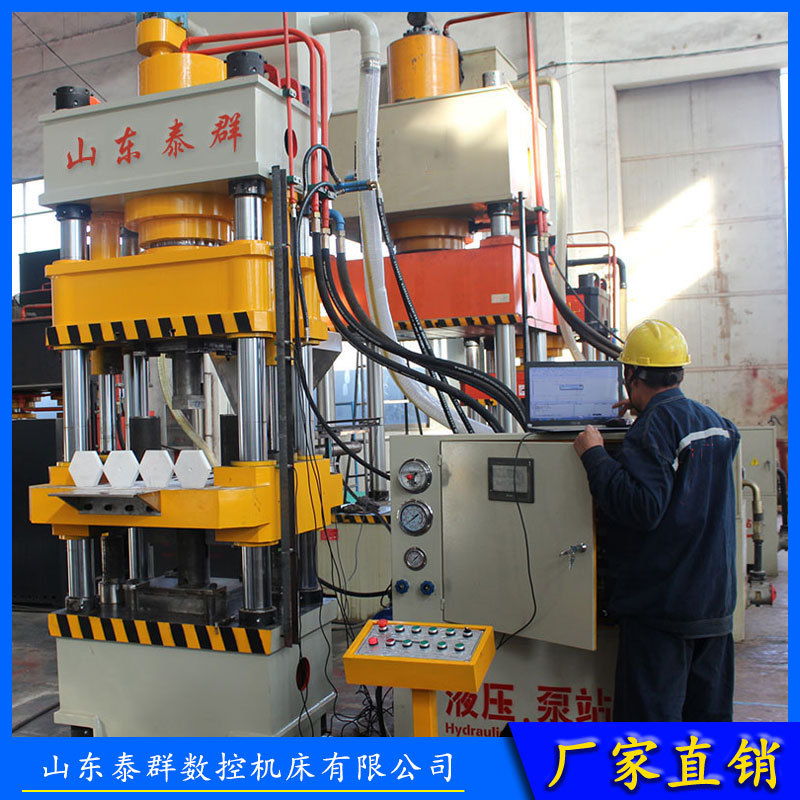 山东泰群销售盐砖机 315吨四梁四柱液压机 牛羊舔砖盐砖机