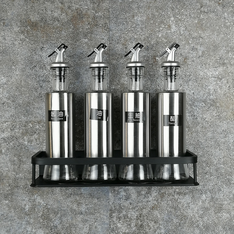 厨房置物架免打孔壁挂式家用调味料用品大全神器刀架挂架收纳架子