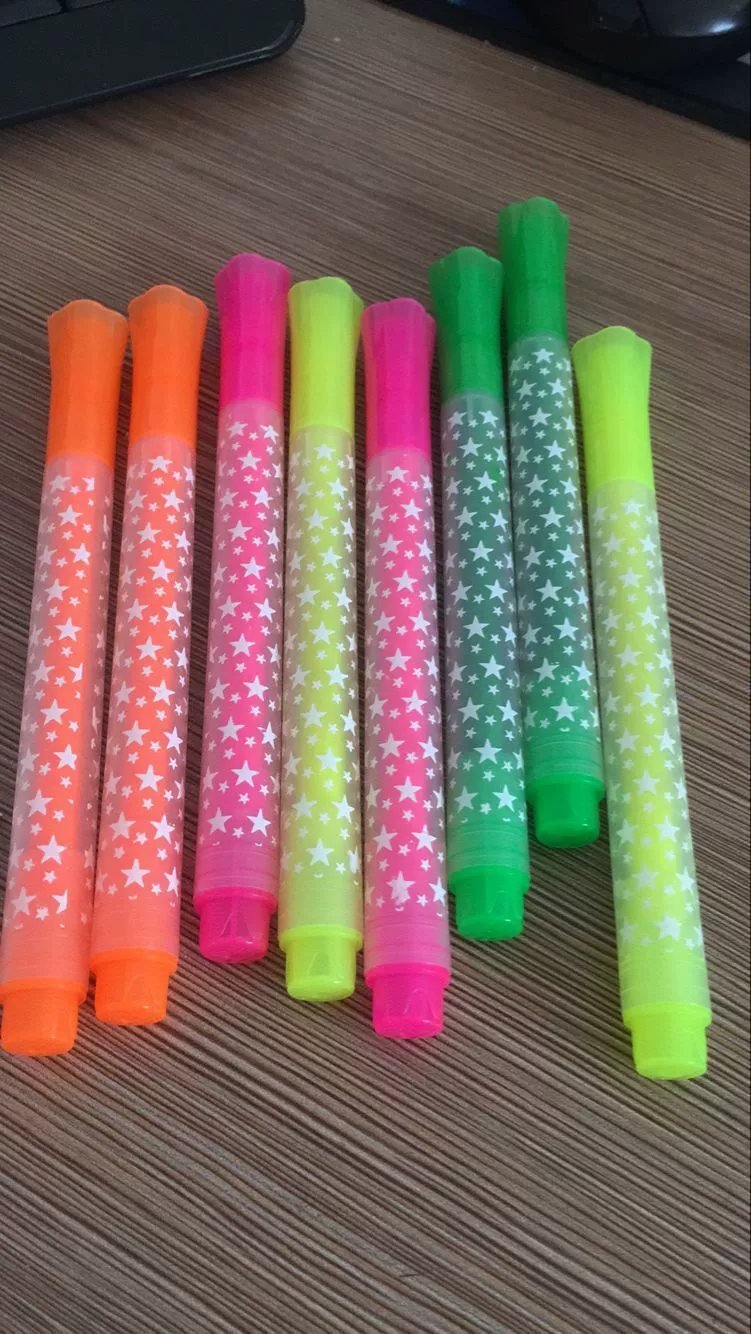 Fluorescence seal, watercolour, crayons, (Physicals)