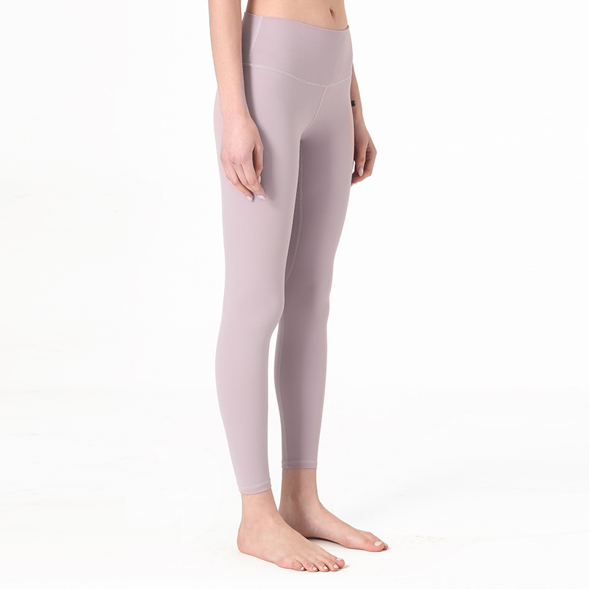 nude high waist tight elastic fitness pants NSNS22027