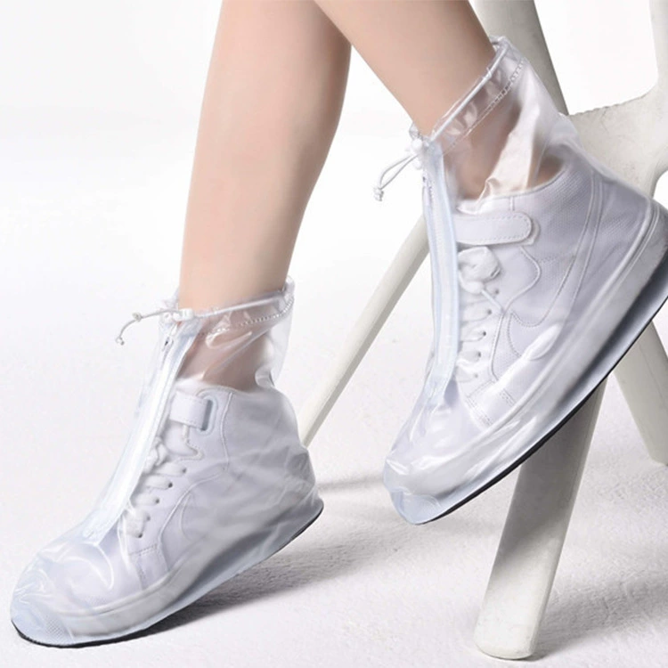 Унисекс водонепроницаемый чехол для обуви прозрачная короткая трубка утолщенное дно нескользящий износостойкий открытый альпинизм непромокаемый чехол для обуви чехол для ног