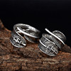 Ring suitable for men and women, retro accessory, silver 925 sample
