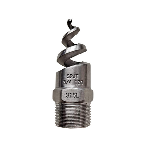 Stainless steel spiral nozzle, cooling tower spray atomization nozzle, power plant desulfurization and dust removal atomization nozzle customization