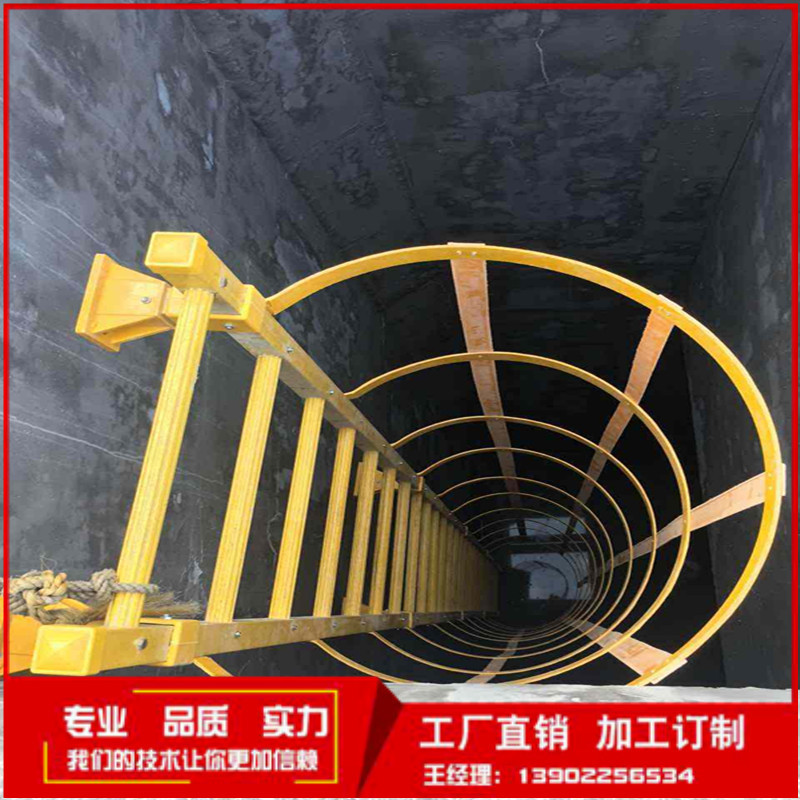 厂家直销安全梯笼建筑施工爬梯基坑梯笼挂网式安全爬梯