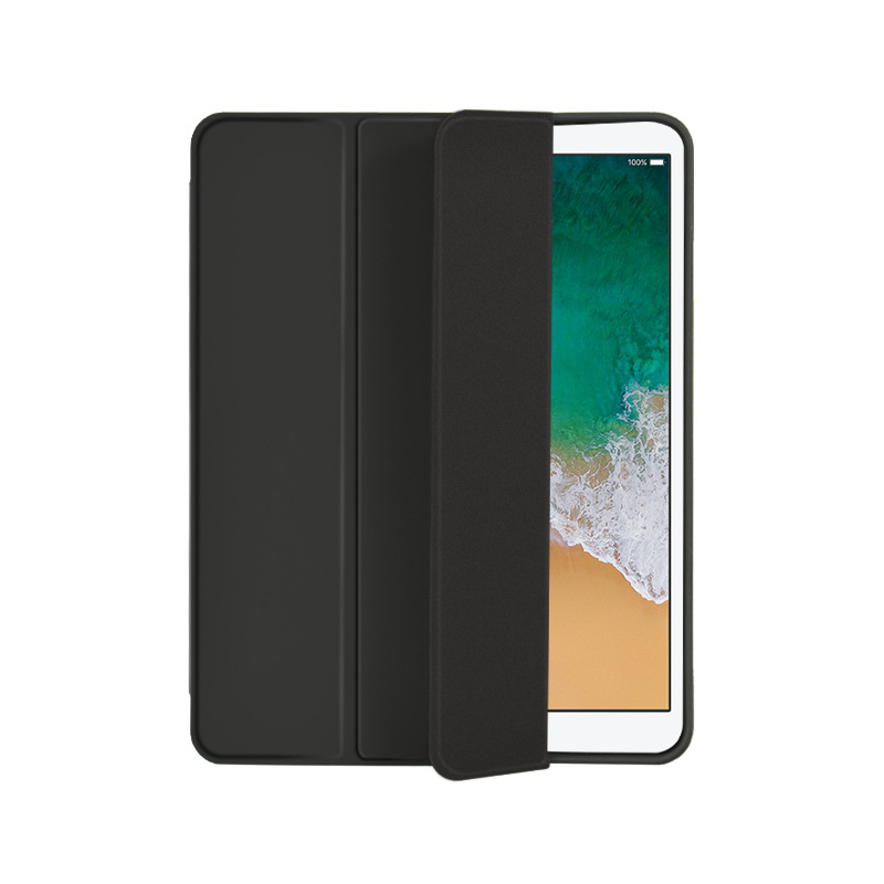 Funda protectora ipad10.2 aplicable con ranura para bolígrafo ipad9.7 tri-fold Funda de cuero iPadpro11 funda protectora