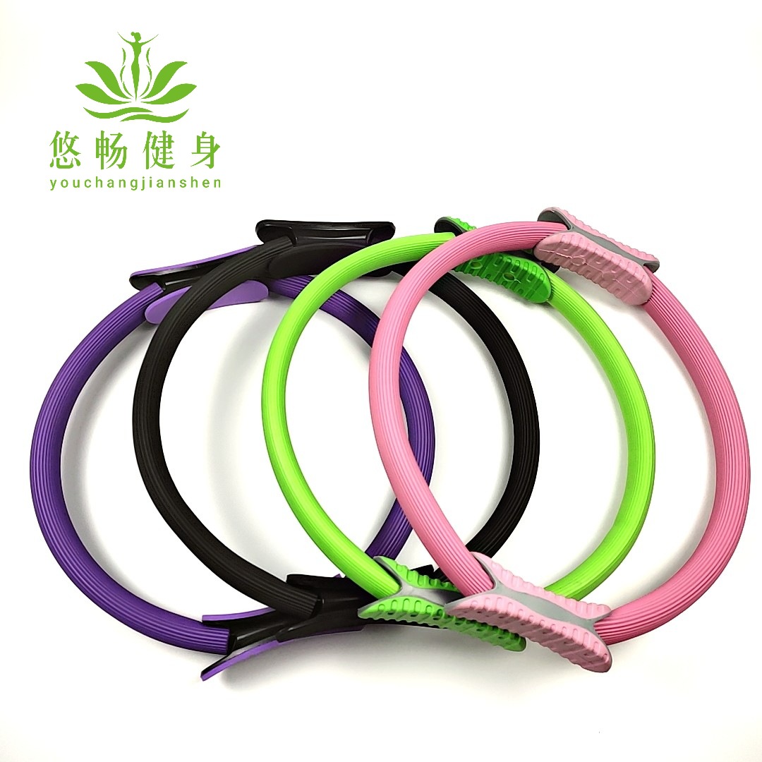 升级款普拉提圈开肩美背魔力圈环形阻力圈家用健身运动拉力瑜伽环