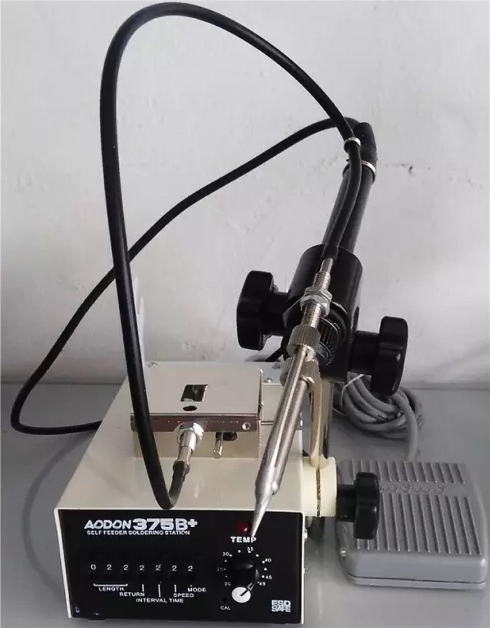 脚踏出锡JHD375B+自动出锡焊锡机375C+手柄控制全自动内热式焊接