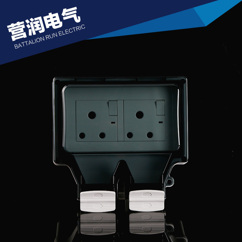 厂家直供 户外防水开关插座 明装防水开关插座 防水南非插座