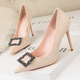 121-5 han edition style work fine with suede shoes pointed diamond documentary shoes buckle sexy show tall women