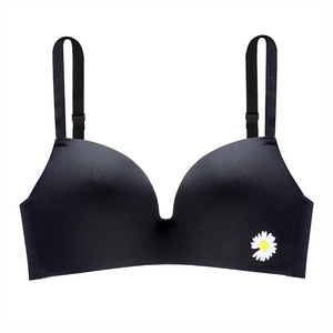 原创新品美背内衣女小胸聚拢调整型少女性感无钢圈薄款文胸罩套装