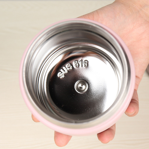 Spray-plated 316 stainless steel double-layer vacuum thermal flask, long-lasting insulated lunch box, insulated bucket for porridge, wholesale