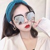 Sunglasses, universal glasses solar-powered, Korean style, internet celebrity, fitted