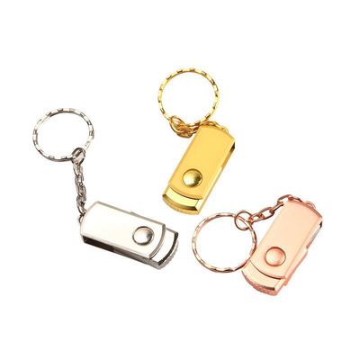 Foreign trade Overweight USB drive wholesale 8G Metal 4G Rotating USB USB3.0 16G 32G Free custom logo