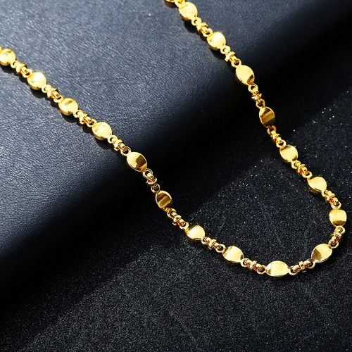 European and American jewelry bracelets and necklaces, 18K gold light luxury jewelry accessories, fashionable and simple new styles