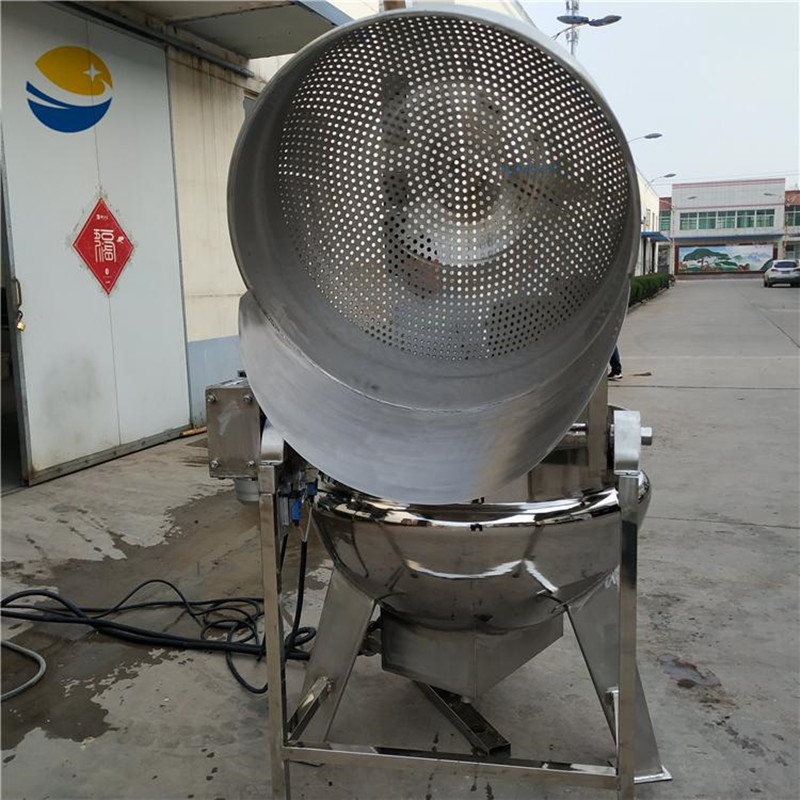 卤味加工设备 商用卤熟食锅 大型304不锈钢可倾斜式摇摆熬汤锅