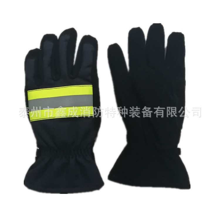 厂家直供 3C强检17式统型消防手套  消防员灭火防护手套