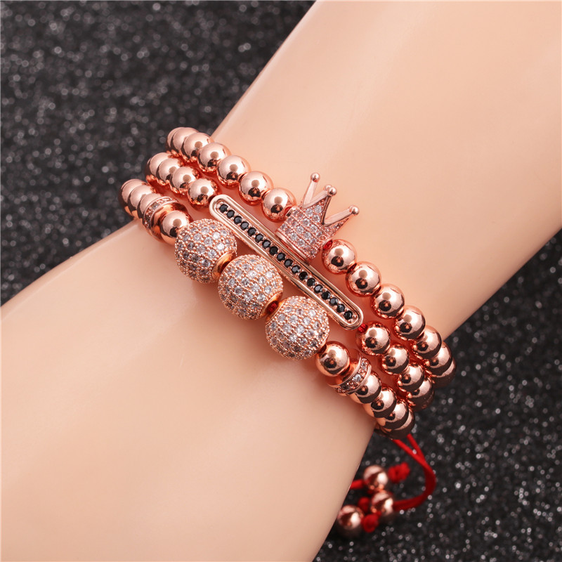 Fashion titanium steel menu0027s suit stainless steel Roman alphabet crown skull bracelet