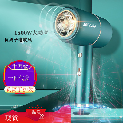 温洛丝吹风机家用大功率发型师专用负离子护发静音速干电吹风筒
