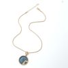 Fashionable small design necklace, chain, trend zodiac signs, Japanese and Korean, trend of season, simple and elegant design