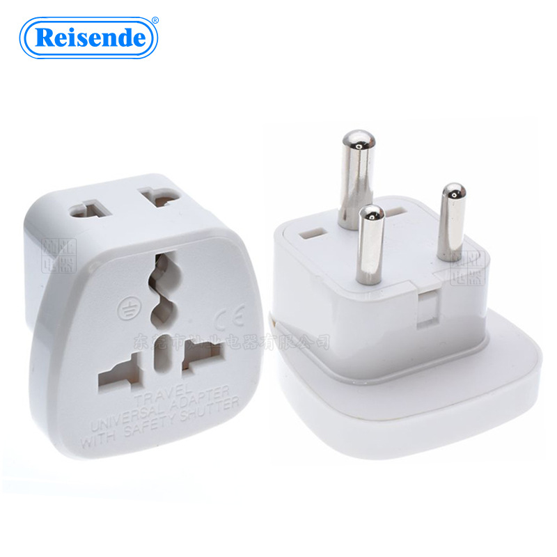 南非小标旅游装备电源转换器插座南非转接插座一转二全铜SSI-010