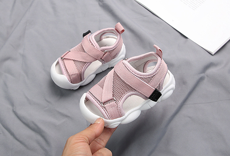 Solid Soft Sole 2021 Summer New Children's Sandals For Men And Women Baby Brand Children's Shoes Beach Shoes display picture 15