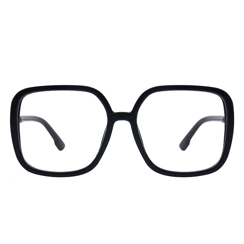 Retro square thick frame glasses for women ins with big face and slimming without makeup artifact internet celebrity Korean version myopia frame Z1334