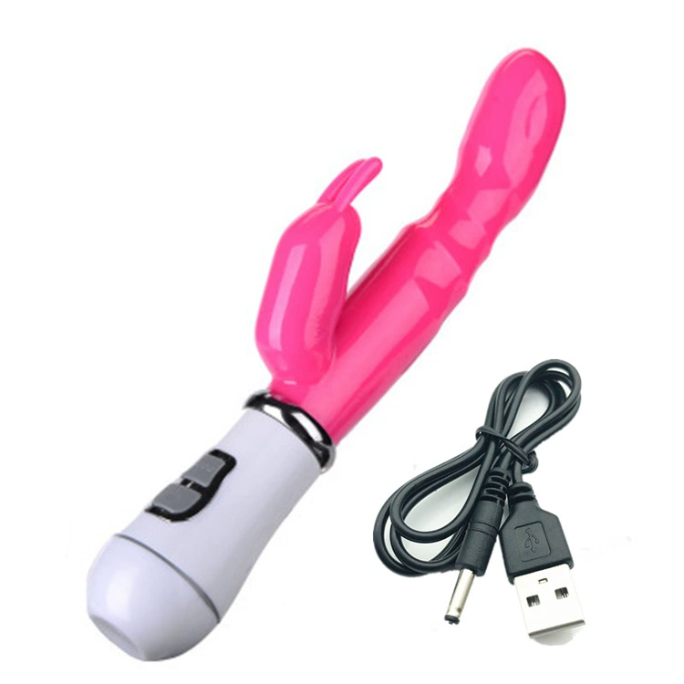 USB-зарядная модель двойной G-точка вибрационная палочка для женщин флирт с сексуальным здоровьем взрослых с мастурбацией