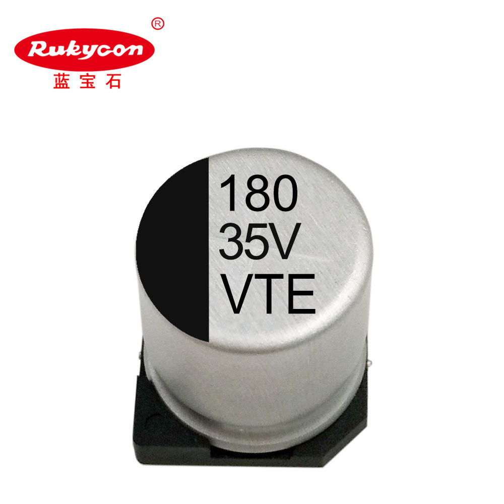 蓝宝石贴片铝电解电容180uF35V家电空调风扇LED照明厂家现货直销