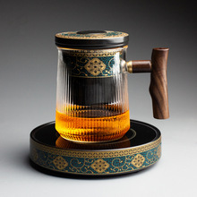 日式茶水分离玻璃马克杯陶瓷茶杯办公室家用泡茶杯保温恒温器套装