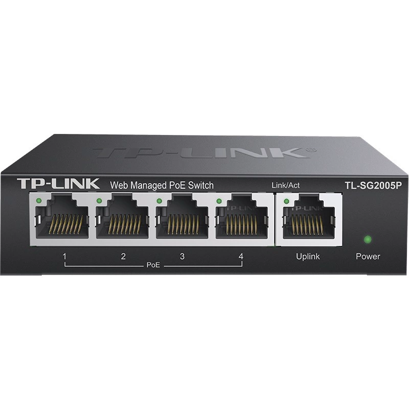 TP-LINK Pu Lian TL-SG2005P — полнофункциональный гигабитный сетевой коммутатор POE/4GE (POE)+1GE
