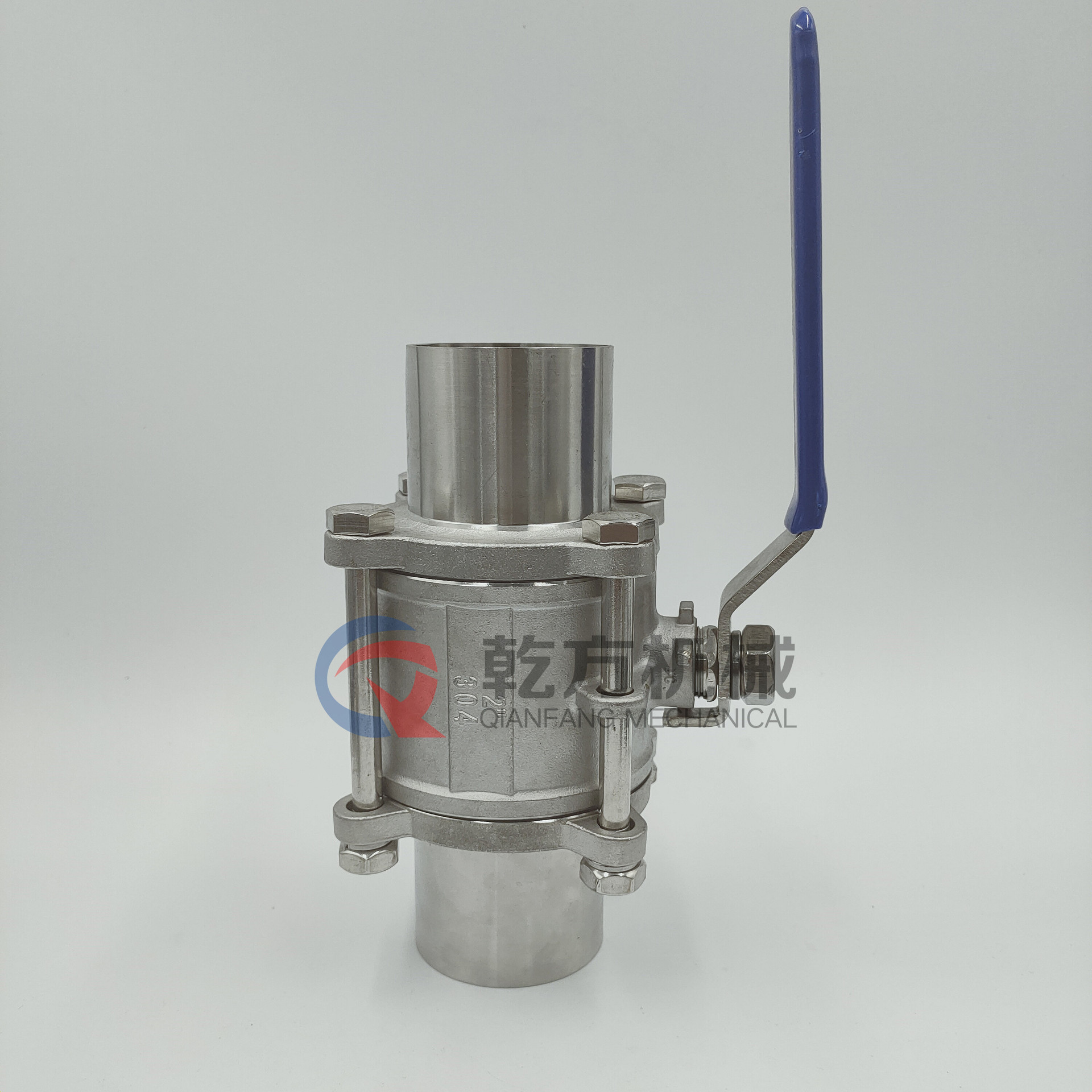 洁净球阀不锈钢304材质316材质三片式卫生级焊接球阀加长焊接阀门