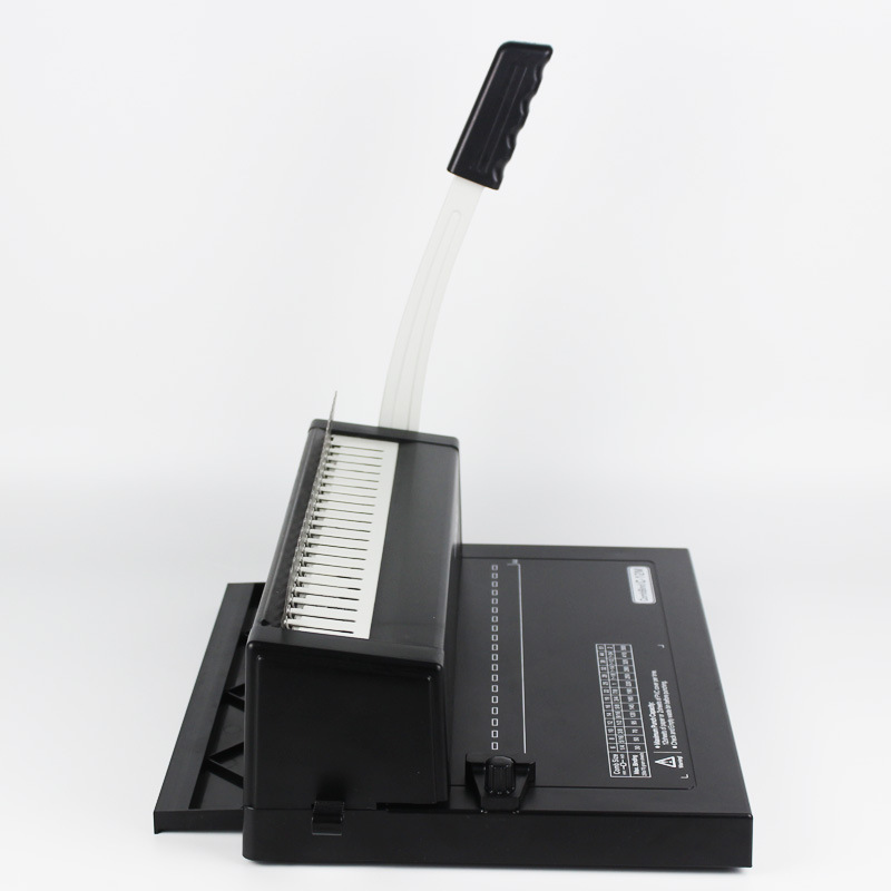 Yishen C12M máquina de punzonado máquina de encuadernación manual escaso clip de la máquina de encuadernación de anillo de goma de oficina de doble propósito