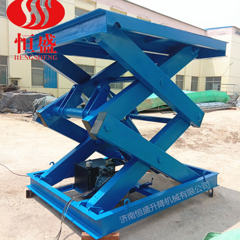 定制固定剪叉升降机升降货梯剪叉升降台厂房升降货梯小型装货平台