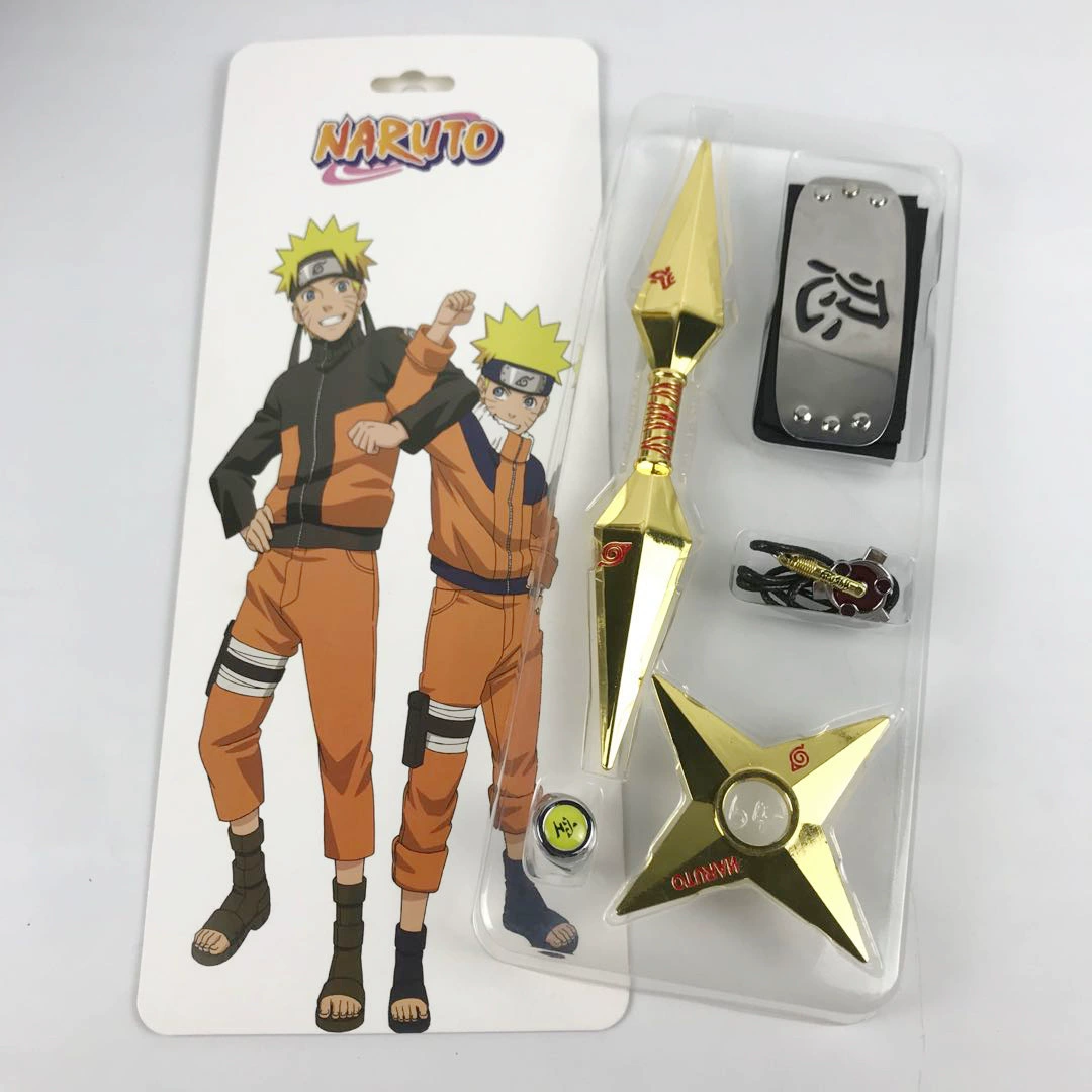Ниндзя Ашимa Нож Без Горького Flying Thunder God Четыре поколения Minduko Защита ожерелье кольцо Ножный набор в руке