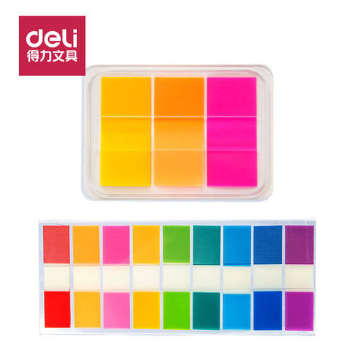 Efficient 25908 Colorful Classification Index Stickers Highlight Marking Indicator Note Pads Boxed Memo Notes