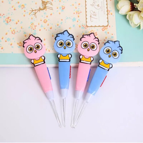 Light-up Ear Scoop for Kids Baby Ear Cleaning Tool with LED Light Earwax Scoop with Light Ear Tweezers Ear Cleaning Kit