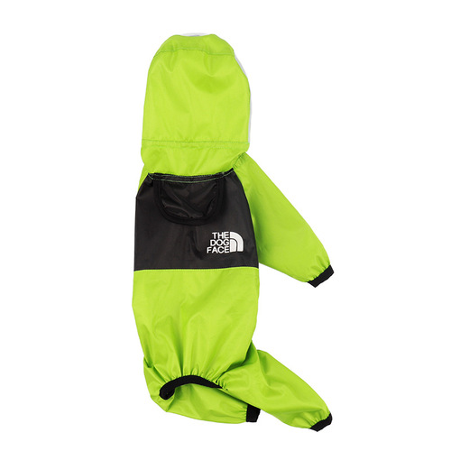 Amazon Pet Clothing Dog All-season Raincoat Four-legged Clothes Transparent PU Waterproof Clothing Manufacturer