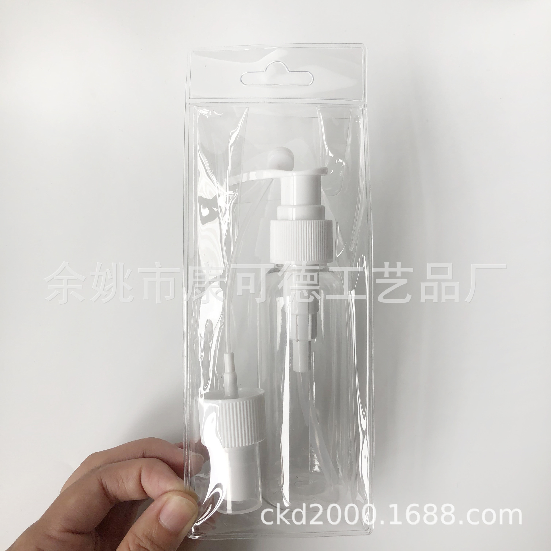 100ml pet化妆品瓶套装组, 化妆品套装，2件套 飞机上携带化妆品