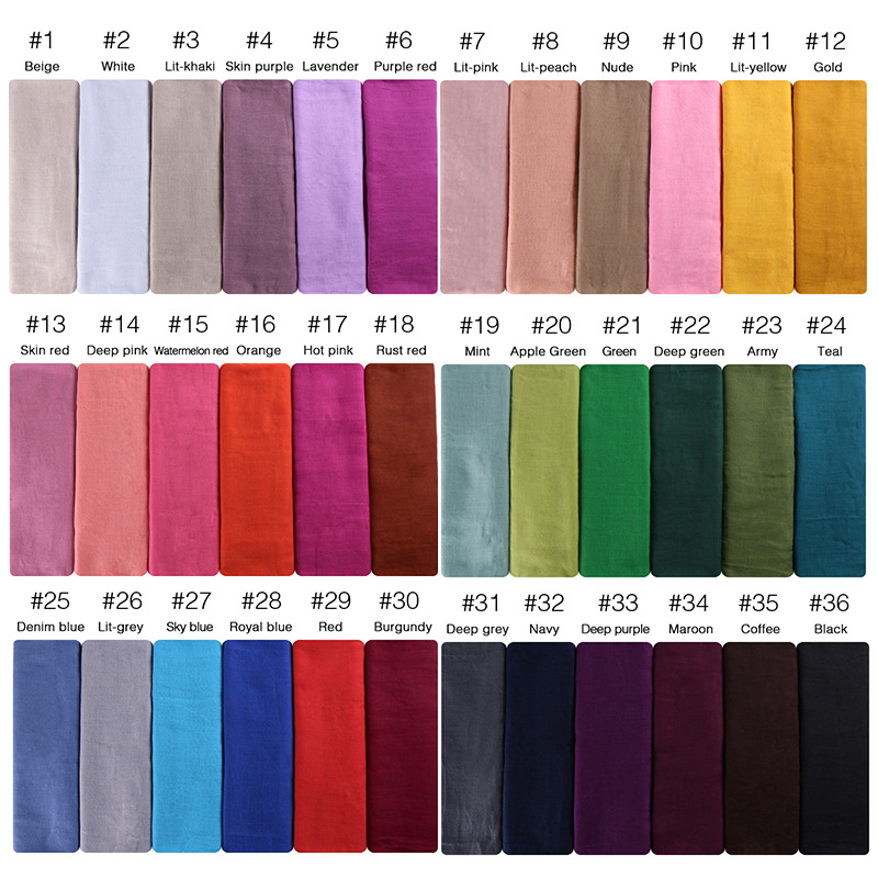 Women's Simple Style Solid Color Voile Sewing Cotton Linen Scarves display picture 2