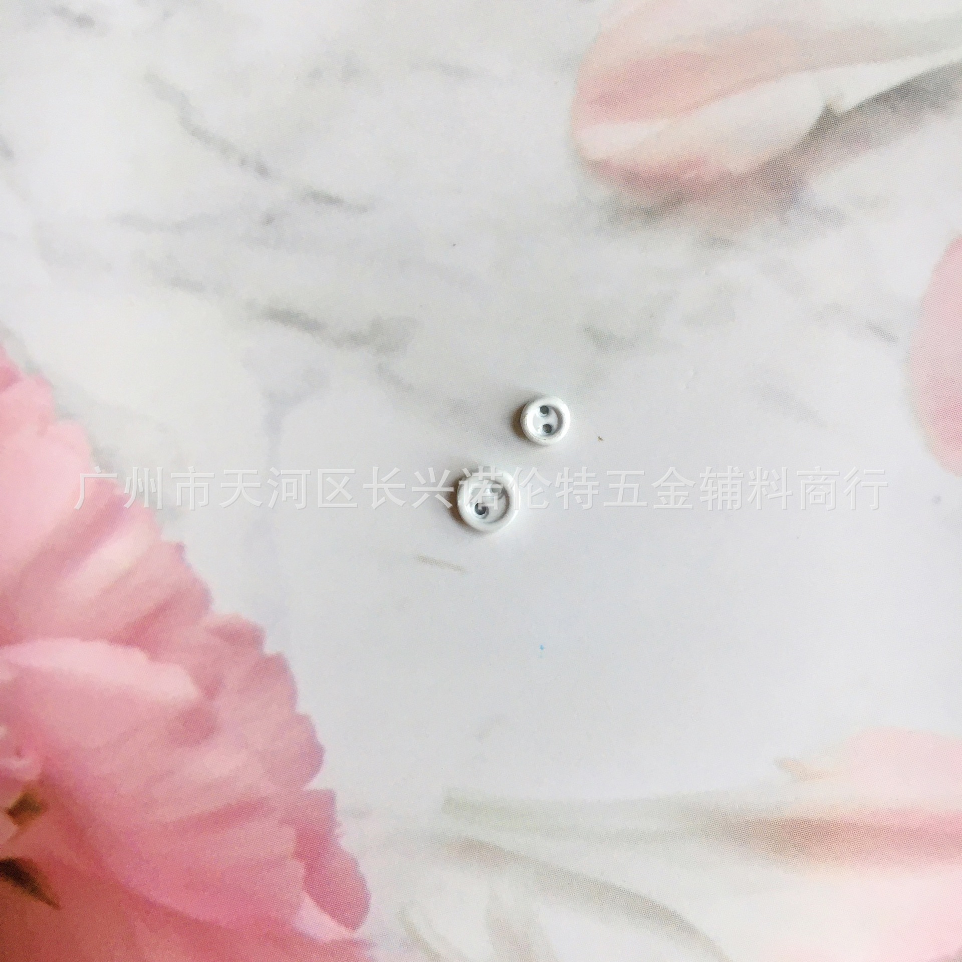 3mm4mm5mm pequeño mini muñeca botones bjd muñeca ropa botones de metal de aleación de dos ojos botones de color