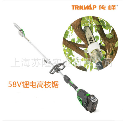 Duromax/东脉58V高枝锯 充电式电锯 电动高空锯摘果器 修枝锯
