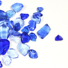 彩色水晶石 七彩石 鵝軟石 雨花石 水晶石 魚缸造景石 彩石底砂石