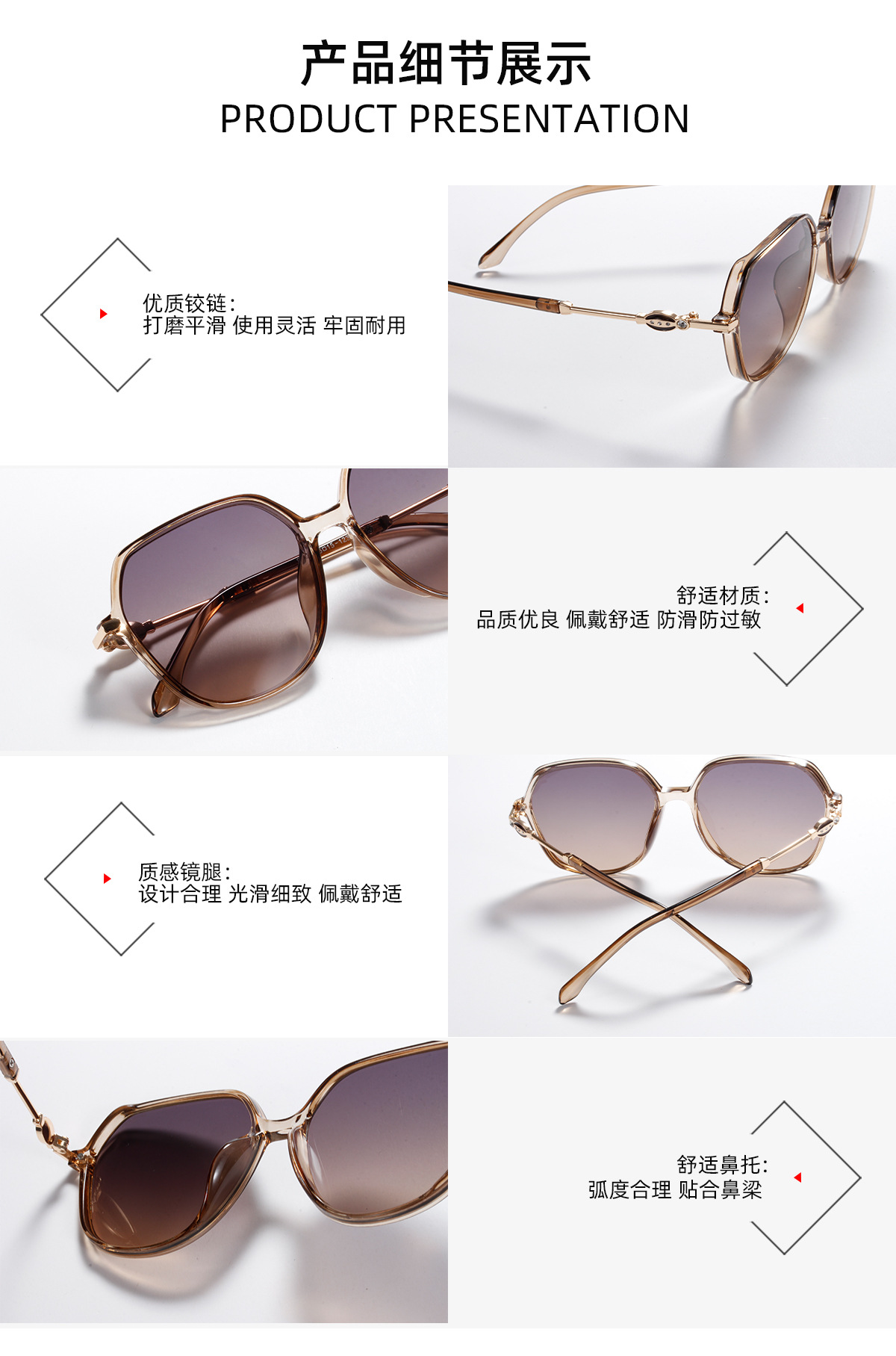 Round Fashion Korean Retro Sunglasses display picture 7