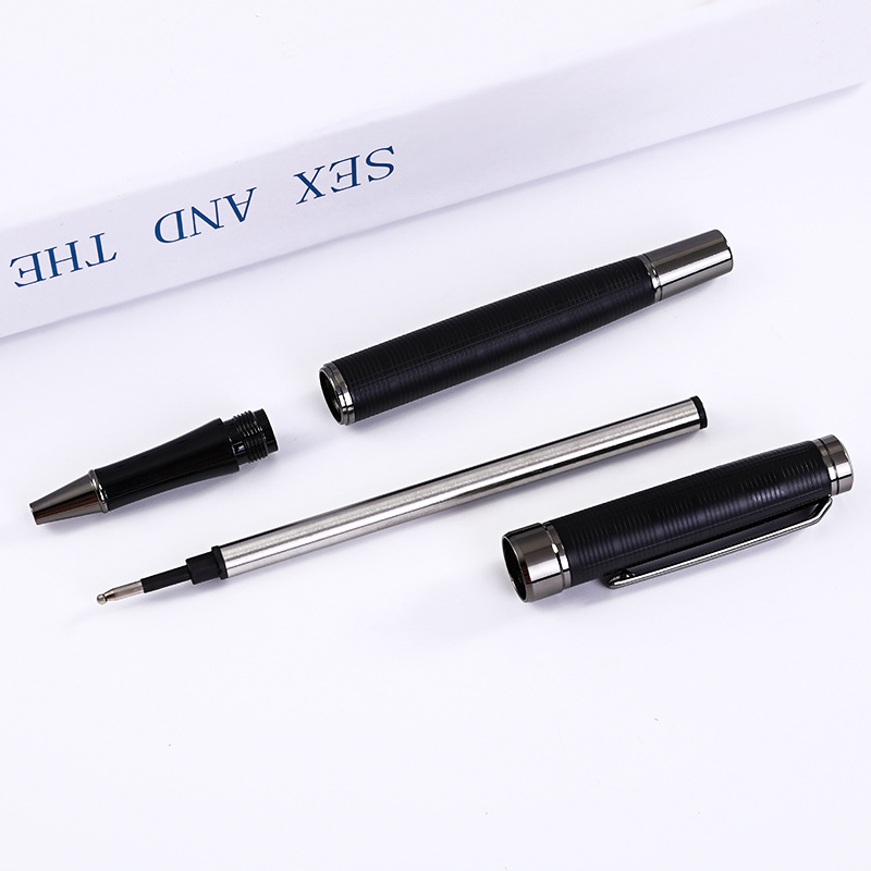 Pluma de firma de negocios negro suministro directo de fábrica pluma de firma de metal pluma de perla pluma táctil pluma de metal logotipo personalizado