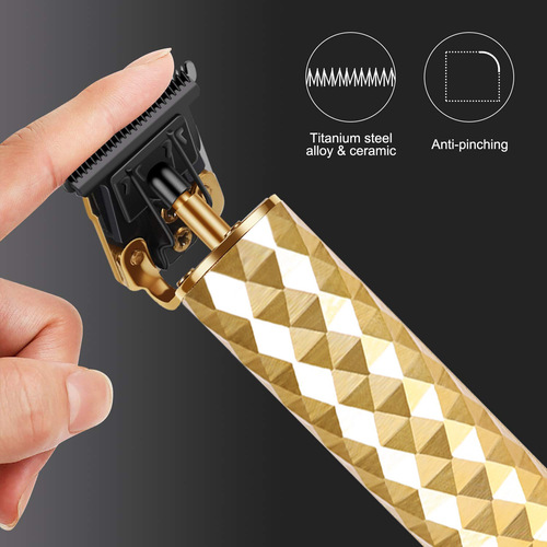 Cross-border exclusive multi-sided rhombus oil head carving 0 blade head edge trim electric razor T9 head shaver electric clippers