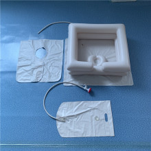 厂家直销PVC充气洗头盆水袋洗头盆套装护理套装便携式浴桶洗脚盆